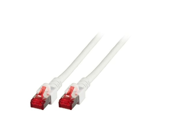 EFB Elektronik Cat.6 S/FTP 0.5m, 0,5 m, Cat6, S/FTP (S-STP), RJ-45, RJ-45, Hvit