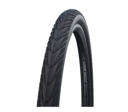 Schwalbe Energizer Plus, 28", City/Trekking, Road, Tubeless Ready dekk, svart, 50 - 85 psi, 85 psi