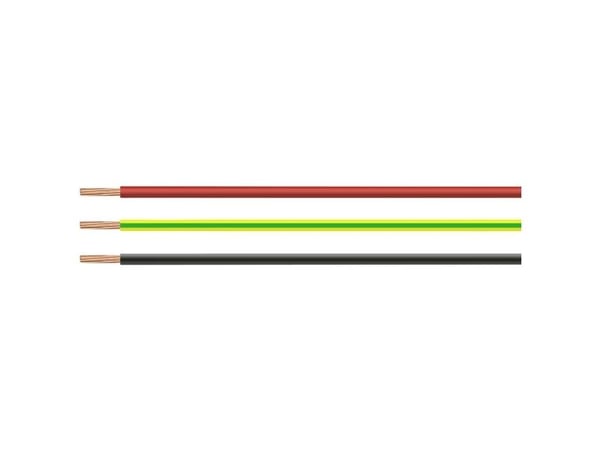 Helukapeli 28826-100 Yksijohtiminen H07V-R 1 x 16,00 mm² Vihreä-keltainen 100 m