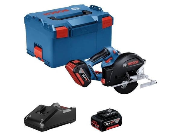 Bosch GKM 18V-50 Professional - Sirkelsag - trådløs - 136 mm - 2 batterier, inkludert lader - 18 V