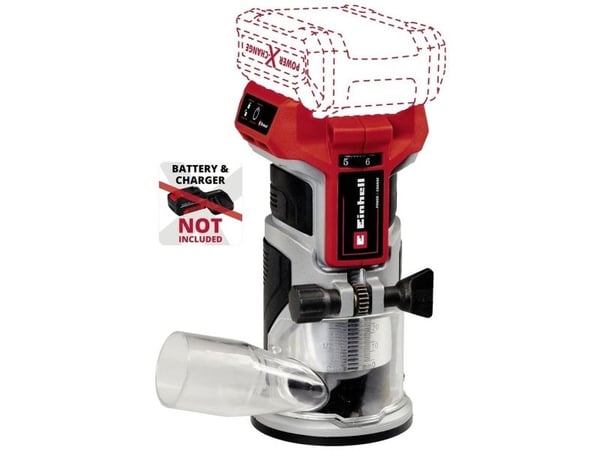 Einhell TP-ET 18 Li BL, Børsteløs, Sort, Rød, Sølv, 10000 RPM, 6, 8 (5/16"), 3,6 cm, Batteri - SOLO