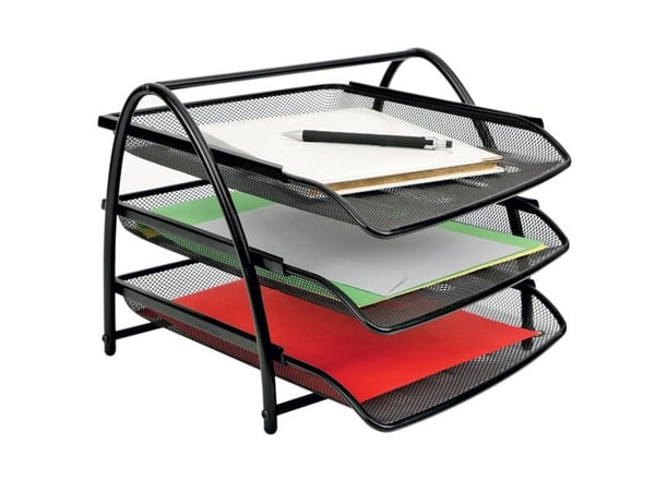 Alba MESHTRAY3 M, Terästä, Harmaa, A4, Ranska, 270 mm, 340 mm