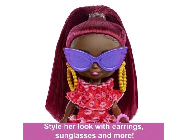 Barbie Mattel Barbie Extra Mini Minis docka lila hår HLN47 (HLN44)