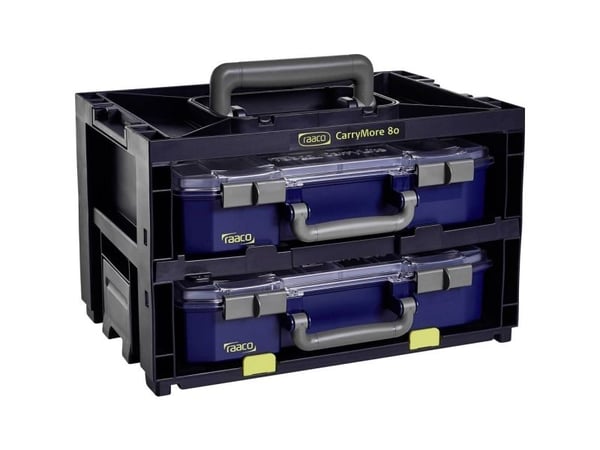 raaco CarryMore 80x2, Bærebrakett, CarryLite, Sort, 386 mm, 278 mm, 241 mm