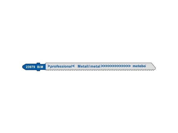 Metabo 623979000, Stiksagblad, Ikke-jernholdig metall, Sandwichmateriale, Tinn (middels tykk), Bimetall, Blå, Grå, 10,6 cm, 1,8 mm