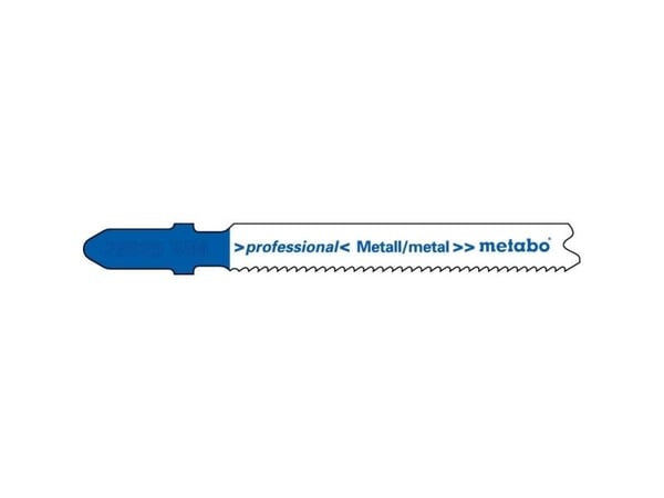 Metabo 623929000, Stikksagblad, Ikke-jernholdig metall, Blad metall (medium tykk), Bimetall, Blå, Grå, 6,6 cm, 1,9 mm