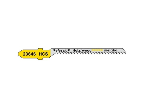 Metabo 623605000, Stiksagblad, Sponplater, Trefiberplater, Hardwood, Isolasjonsmateriale, Plast, Softwood, Kryssfiner med trekjerne, High Carbon St...