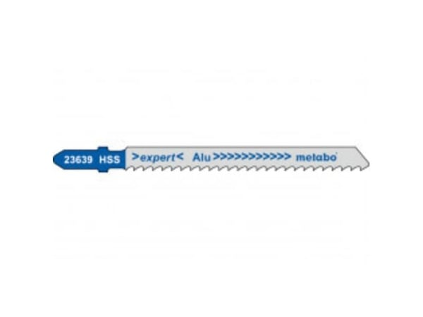 Metabo 623639000, Stikksagblad, Aluminium, Ikke-jernholdig metall, Plast, Høy-Hastighets Stål (HHS), Sort, Grå, 7,4 cm, 3 mm