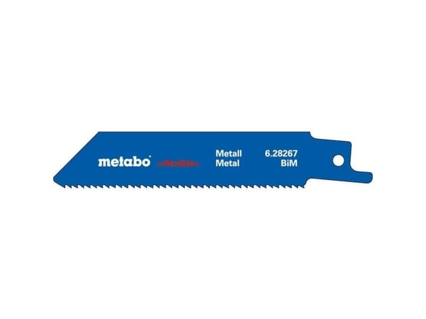 Metabo 628267000, Sabelsagblad, Metall, Bimetall, Blå, Hvit, 2 mm, 0,9 mm