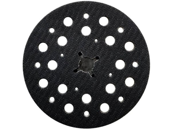 Metabo 630264000, Bakplate for slipeskive, SXE 150-2.5 BL / SXE 150-5.0 BL, Sort, Rund, 12,5 cm, 12,5 cm