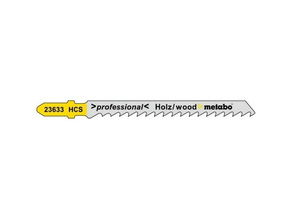 Metabo 623633000, Sabelsagblad, Hardwood, Softwood, High Carbon Steel (HCS), Blå, Hvit, Gul, 5 stk