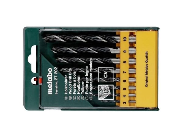 Metabo 627202000 tre spiralbor-sett 8 deler 1 stk. (627202000)