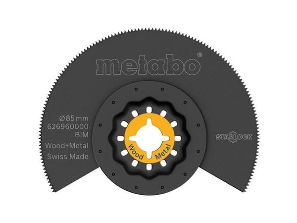 Metabo 626960000, Løvtre, Plast, Profil, Mykt tre, Tre, Tre med spiker, 8,5 cm, Metabo, 1 stykker