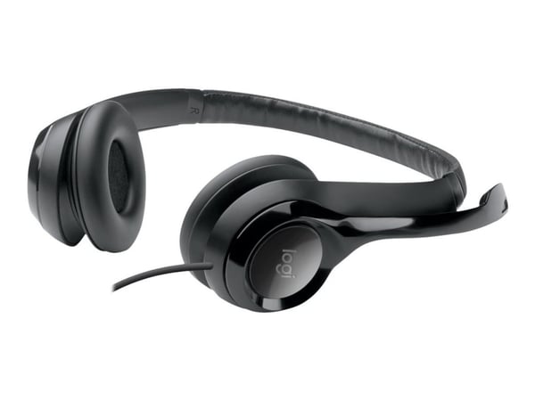 Logitech USB Headset H390 - Headset - på øret - kabling - USB - Rose