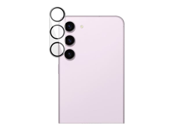 PanzerGlass™ | PicturePerfect - Objektiv beskyttelse for mobiltelefon - rammefarve sort | Samsung Galaxy S23/23+