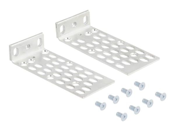 Delock - Rack-monteringssett - universal, 2 pieces - 1U - 10"/19"
