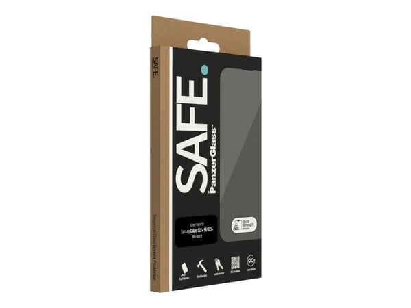 SIKKER. av PanzerGlass™ | Veskevennlig - Skjermbeskyttelse - Ultravid passform | Samsung® Galaxy S22+