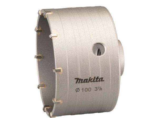 Makita - Hylskap - för kalksten, sten, tegel, murbruk, sand lime brick - 100 mm - SDS-plus