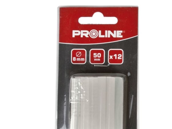 Limstifter Pro-Line 8 mm x 50 mm transparent 12 stk. 42918