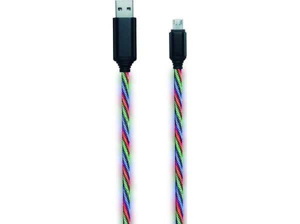 2GO 797145, 1 m, USB B, Micro-USB B, Flerfarget