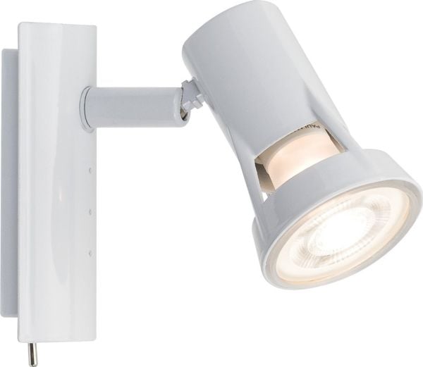 Paulmann 667.02, Spotlight på skinne, GU10, 1 ampuller, 230 V, Hvit