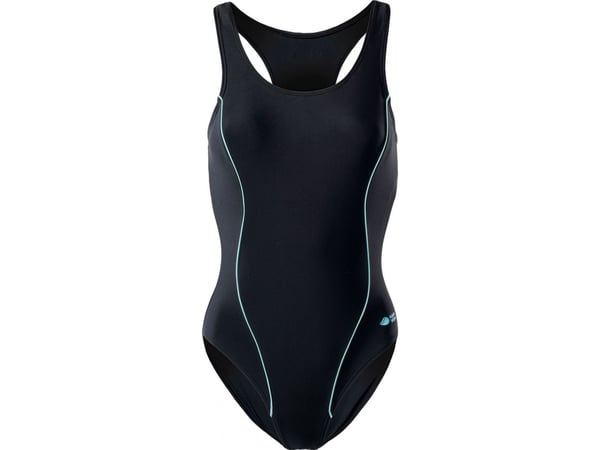 AquaWave Abira Black/Aqua Splash badedrakt størrelse M