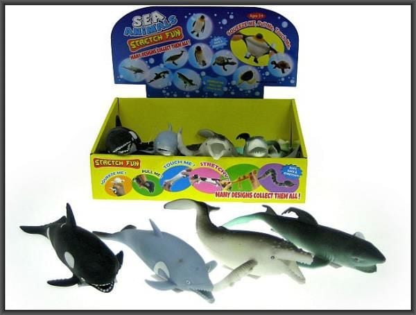Gummifigur hipo dyrefigur med erter 4 varianter 20 cm (HAB056)