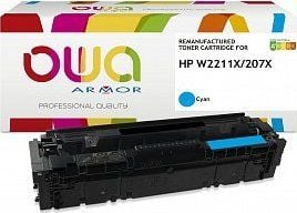 OWA Toner yhteensopiva HP W2211X syaani (2,450 sivua) kanssa