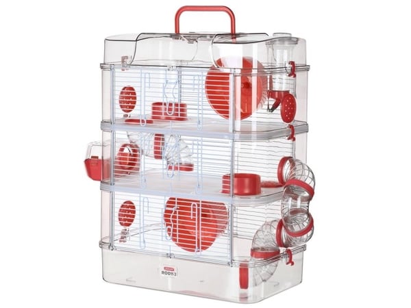 ZOLUX Cage RODY3 TRIO rød farge