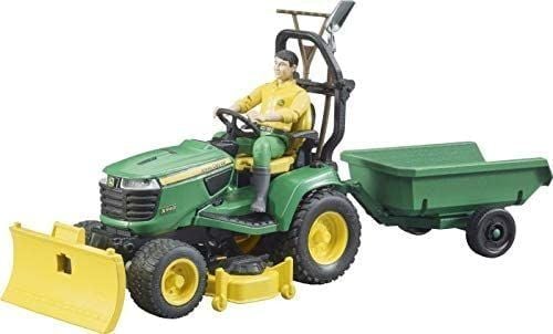 Bruder bworld John Deere Plænetraktor med trailer legetøj