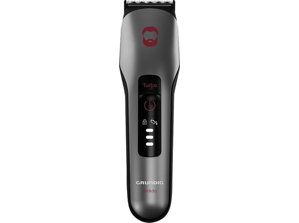 Grundig ProClub MC 8030, Kromfarget, Rød, 3 mm, 3 cm, 4,2 cm, Skjegg, Titan