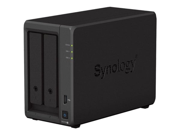Synology Disk Station DS723+ - NAS-server - 2 brønner - RAID 0, 1, JBOD - RAM 2 GB - Gigabit Ethernet - iSCSI-støtte