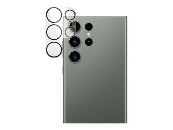 PanzerGlass™ | PicturePerfect - Objektiv beskyttelse for mobiltelefon - rammefarve sort | Samsung Galaxy S23 Ultra