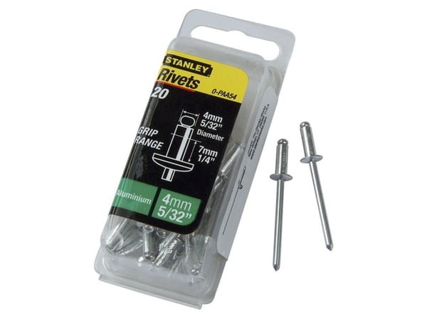 Stanley nagle/trekknagler i aluminium 5x9,5 mm, 15 stk. 1-PAA66T