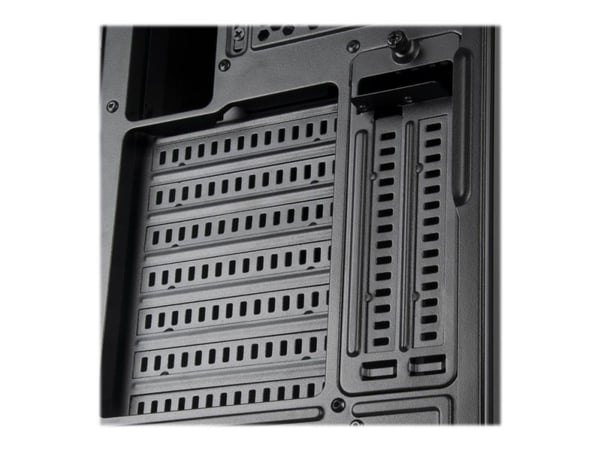 SilverStone FARA R1 V2 - Mid tower - ATX - sidepanel med vindu (herdet glass) - ingen strømforsyning (ATX / PS/2) - svart - USB/lyd