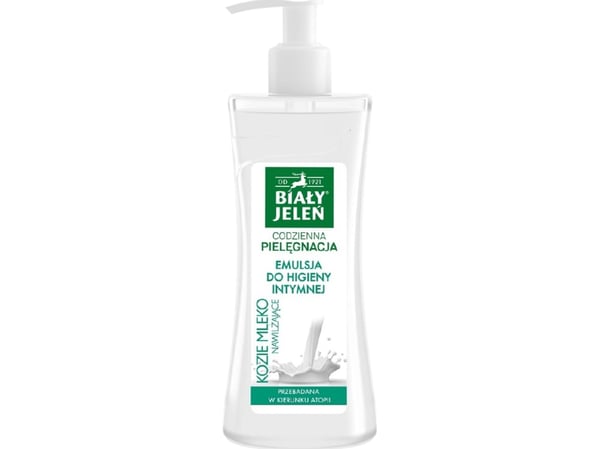 Hvit hjortemelk emulsjon for intimhygiene kosemelk 265 ml
