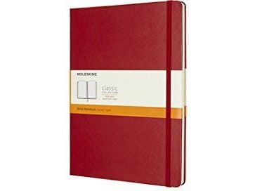 Moleskine 805-50-0285-508-2, Monokromatisk, Rød, Matt, 70 g/m², Linjerte ark, Innbundet (hardcover)
