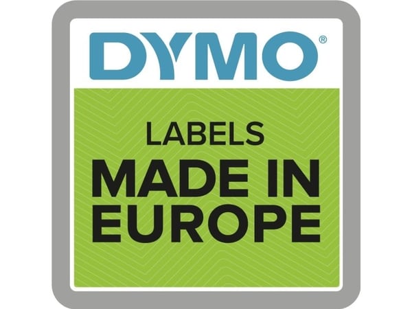 Labeltape DYMO® D1 sort på klar 12mm x 7m