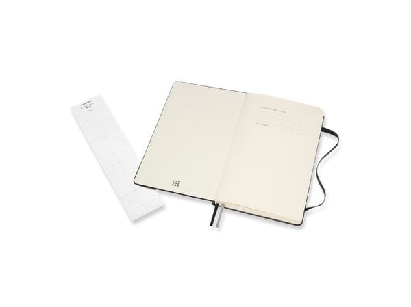 Moleskine 603357, Monokromatisk, Sort, 150 ark, 120 g/m², Prikket rutenettpapir, Innbundet (hardcover)