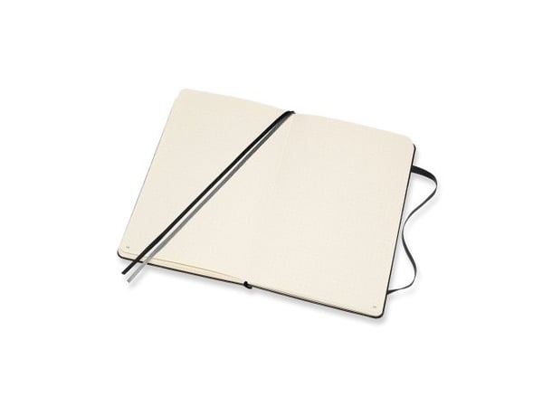 Moleskine 603357, Monokromatisk, Sort, 150 ark, 120 g/m², Prikket rutenettpapir, Innbundet (hardcover)