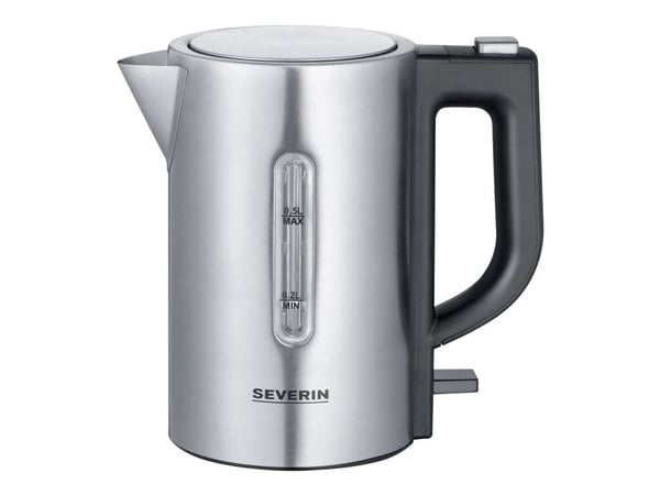 Severin WK 3647, 0,5 L, 1100 W, Hopea, Ruostumaton teräs
