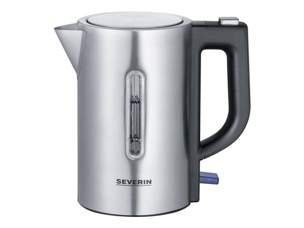 Severin WK 3647, 0,5 L, 1100 W, Hopea, Ruostumaton teräs