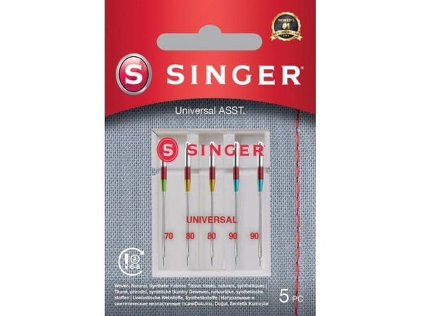 Singer universell nåleassortiment, 5 stk.