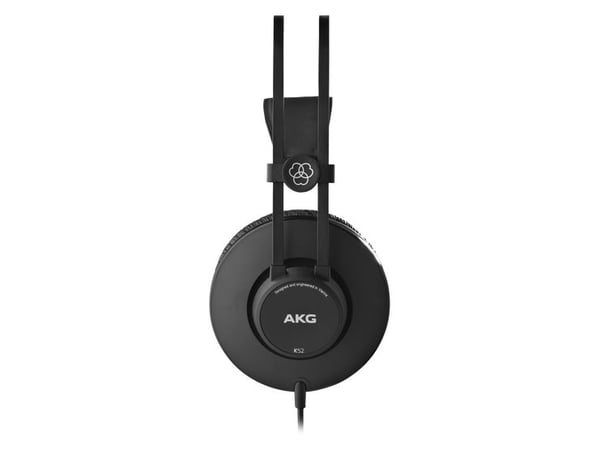 AKG K52, Koblet med ledninger (ikke trådløs), 18 - 20000 Hz, Scene/studio, 200 g, Hodetelefoner, Svart
