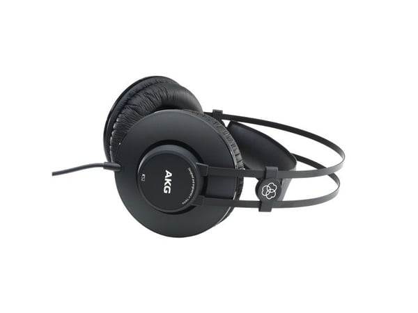 AKG K52, Koblet med ledninger (ikke trådløs), 18 - 20000 Hz, Scene/studio, 200 g, Hodetelefoner, Svart