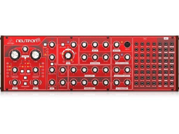 Behringer NEUTRON, Analog synthesizer, Overdrive, Rotasjon, Rød, DC