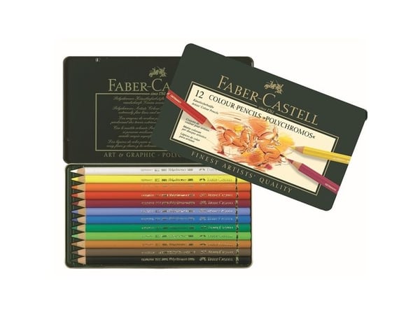 Faber-Castell Polychromos - Färgpenna - 3.8 mm (paket om 12)