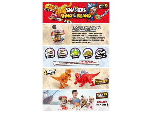 Smashers Dino Island Mega Surprise Egg