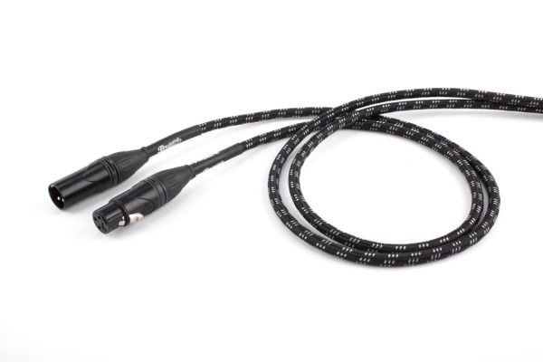 Proel BRV250LU10BW, XLR (3-stift), hankontakt, XLR (3-stift), honkontakt, 10 m, svart