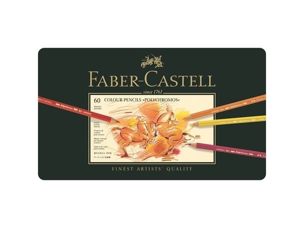 Faber-Castell 110060, Vihreä, Puu, Multi, 60 kpl